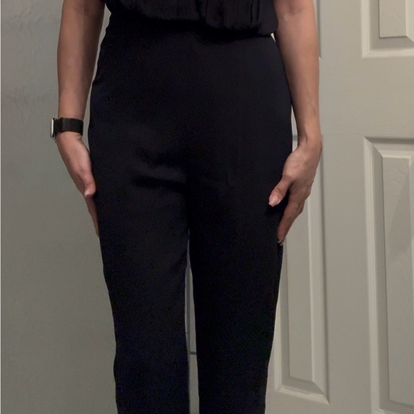 Chic Black Strapless Jumpsuit - Picture 3 of 3